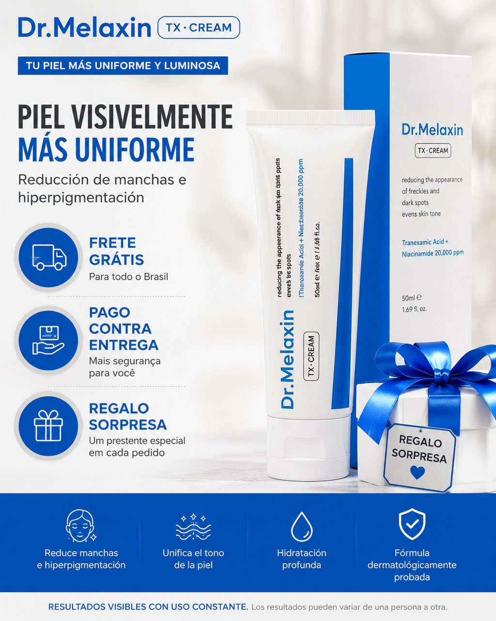 DR MELAXIN TX CREAM + OBSEQUIO