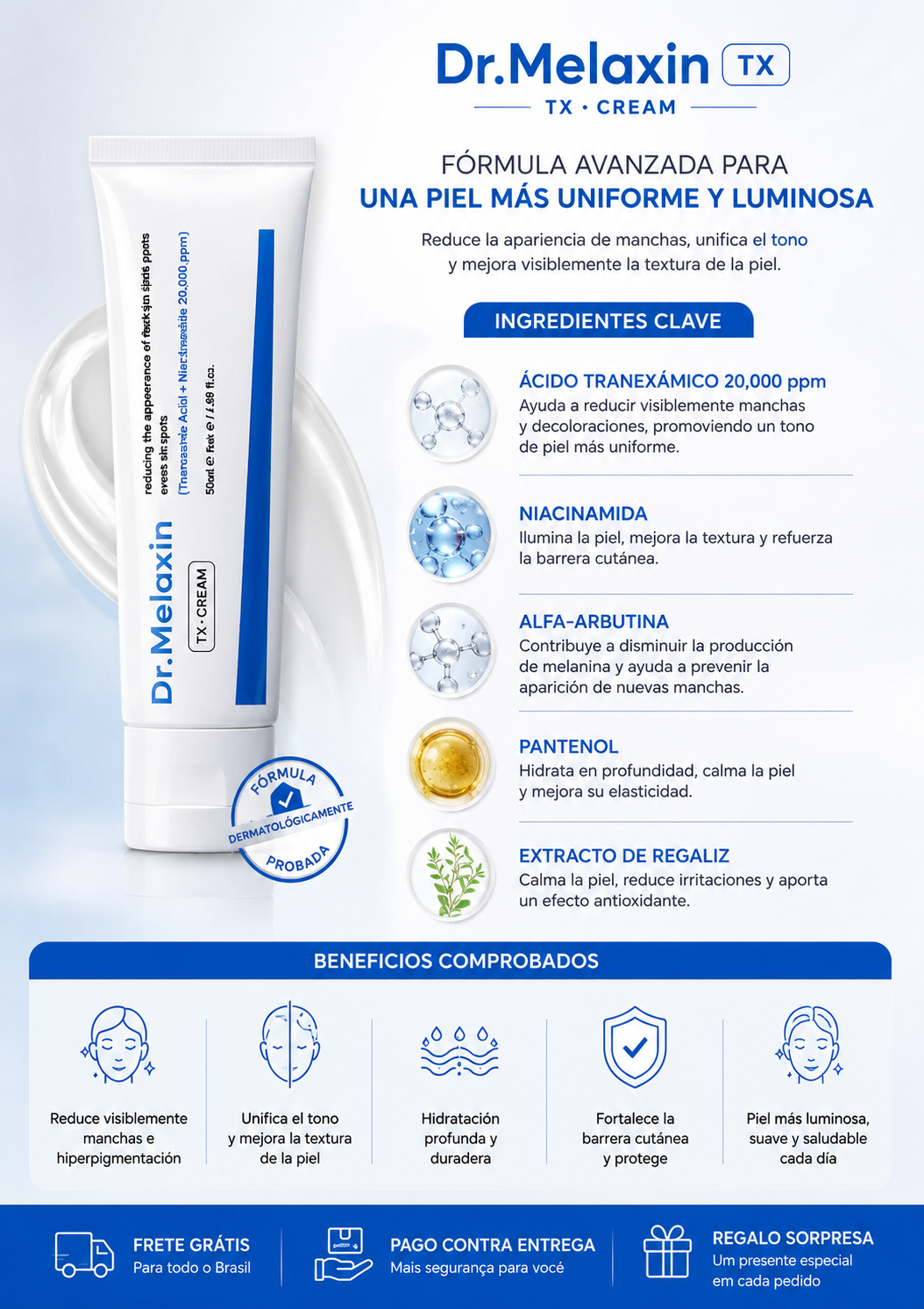 DR MELAXIN TX CREAM + OBSEQUIO