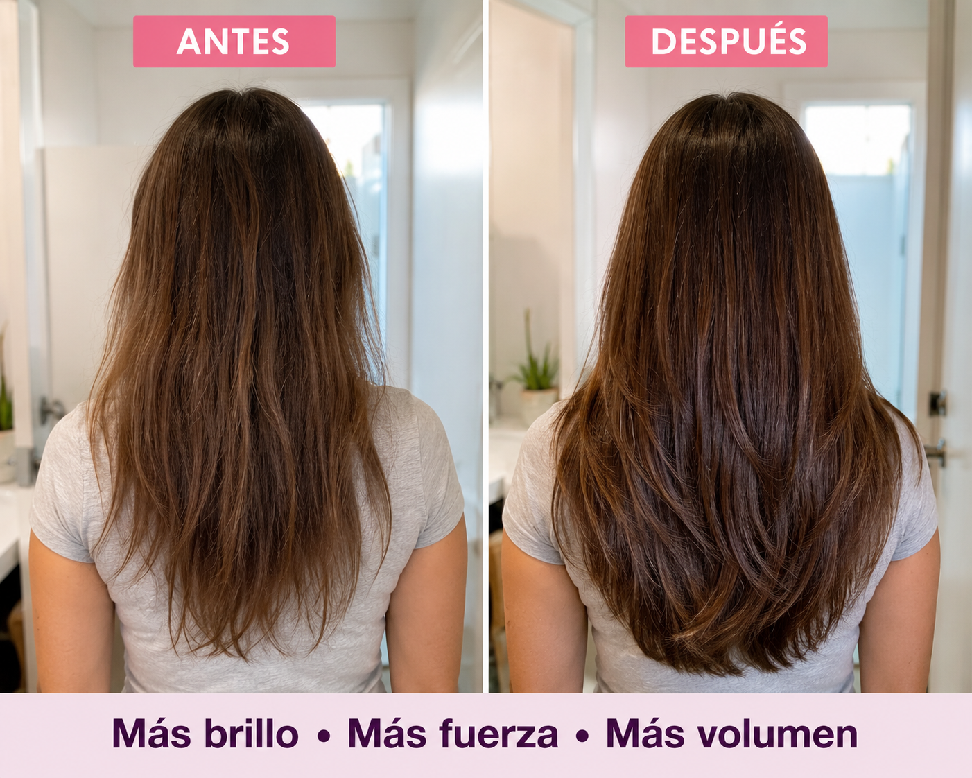 Kit Cabello Radiante™ Nutrición diaria para un cabello más fuerte, saludable y lleno de vida.