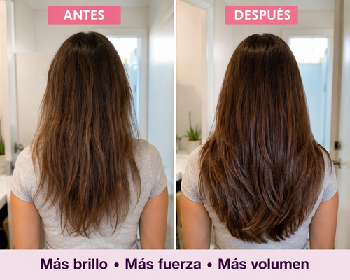 Kit Cabello Radiante™ Nutrición diaria para un cabello más fuerte, saludable y lleno de vida.