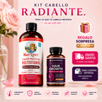 Kit Cabello Radiante™ Nutrición diaria para un cabello más fuerte, saludable y lleno de vida.